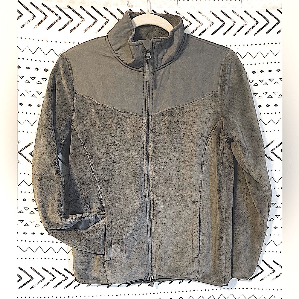 Women’s Danskin Now Gray Lightweight Zip Up Jacket Size Small